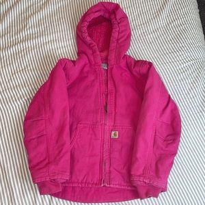 Pink Sherpa Carhartt Coat